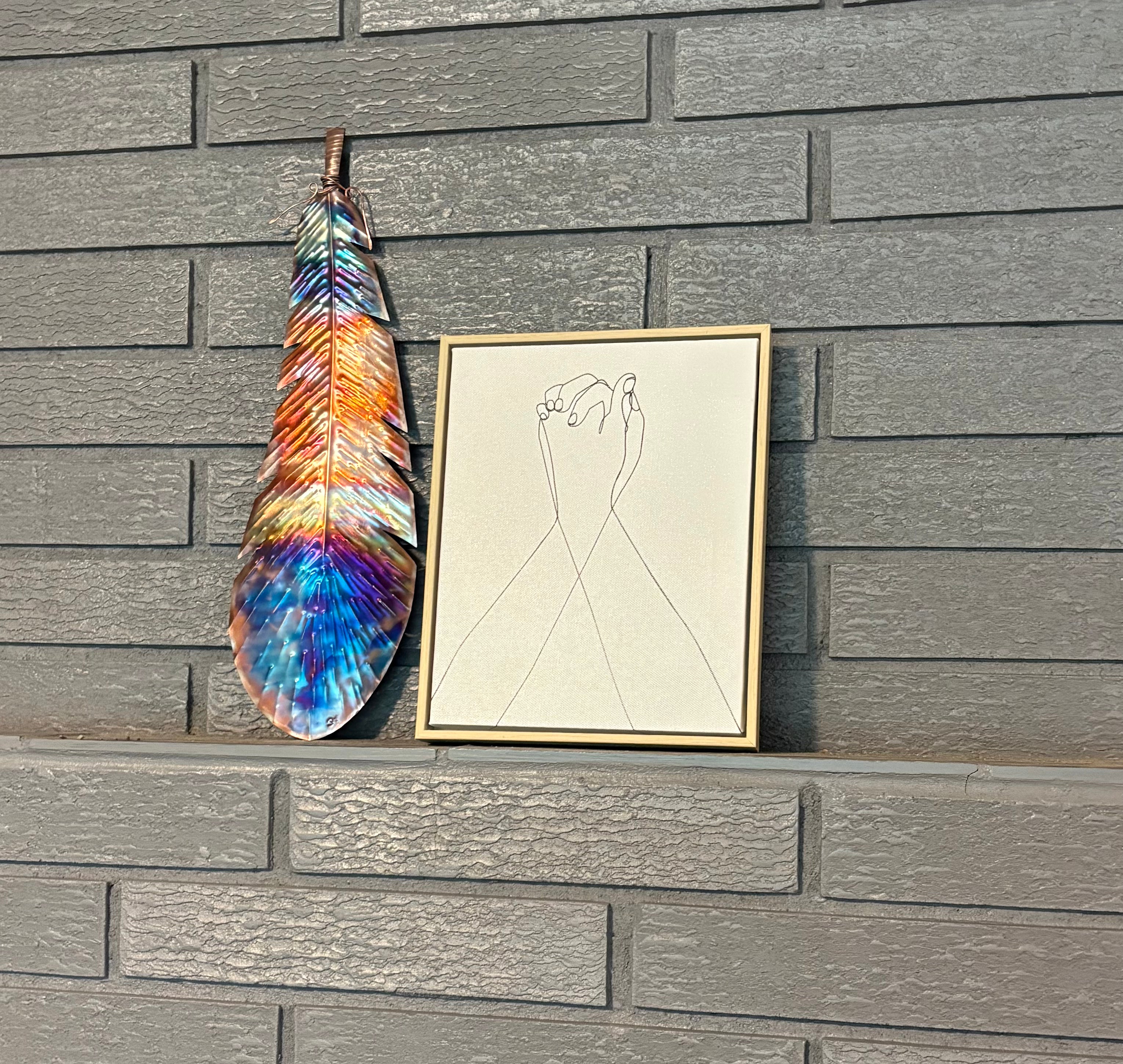 Feather Gallery Wall Art