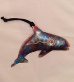 Handcrafted Copper Orca Whale Ornament