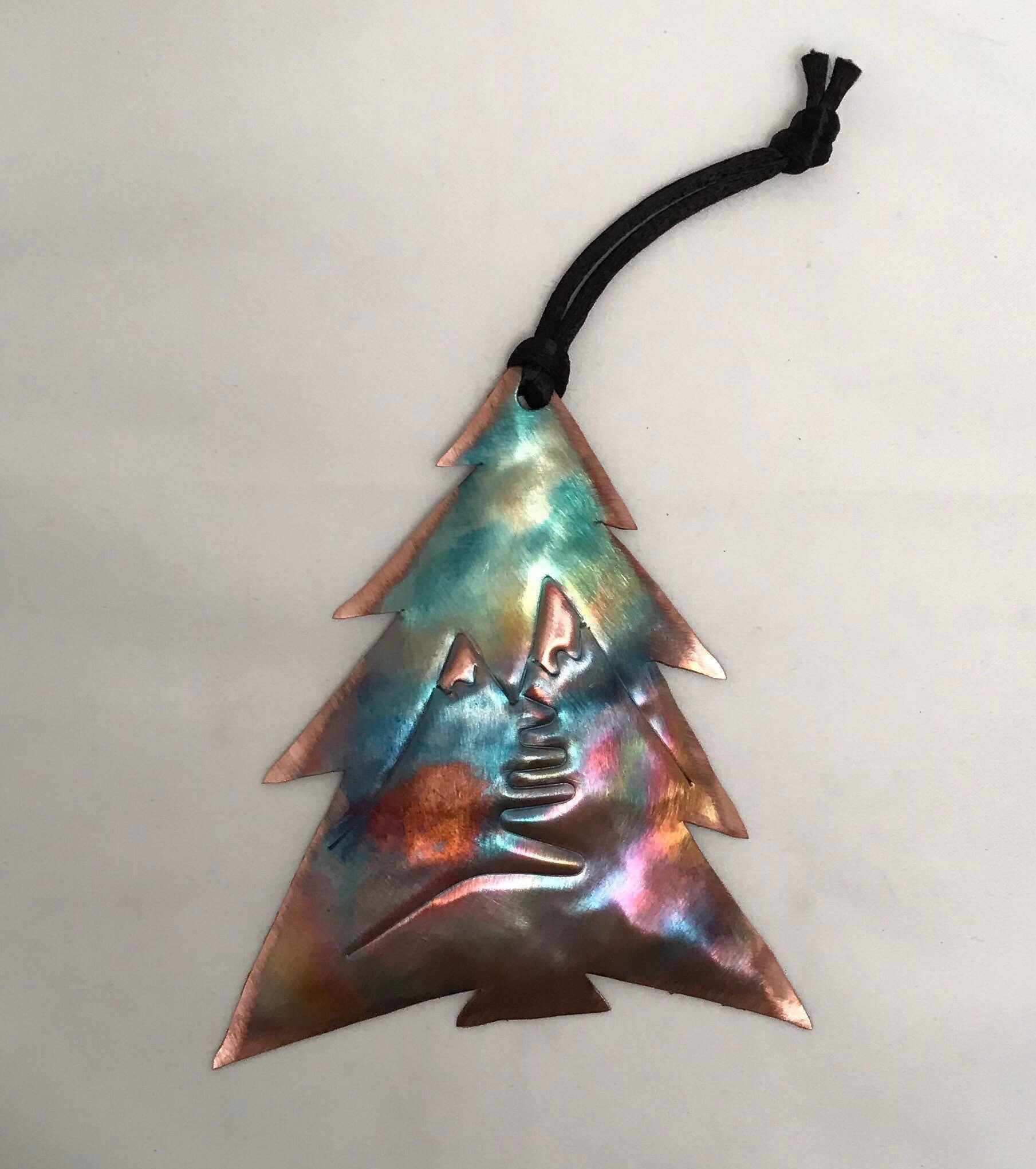 Handcrafted Copper Tree Ornament