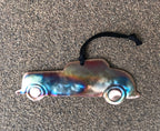 Handcrafted Copper Hot Rod Car Ornament