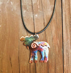 Handcrafted Copper Moose Necklace