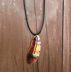 Handcrafted Copper Feather Necklace