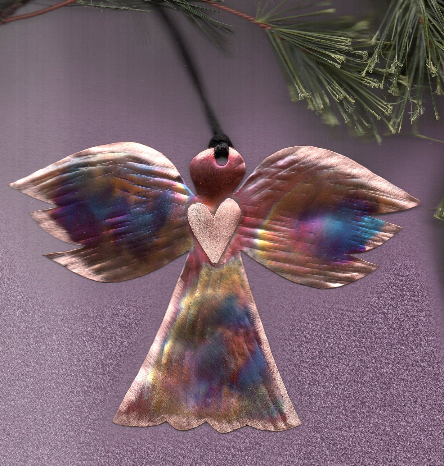 Angel with Heart Ornament