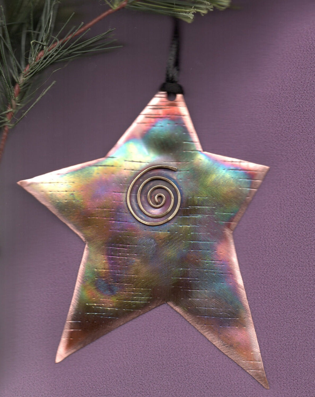 Handcrafted Copper Star Ornament
