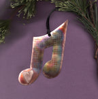 Handcrafted Copper Musical Note Ornament