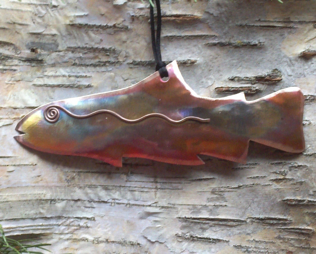 Copper Fish Ornament