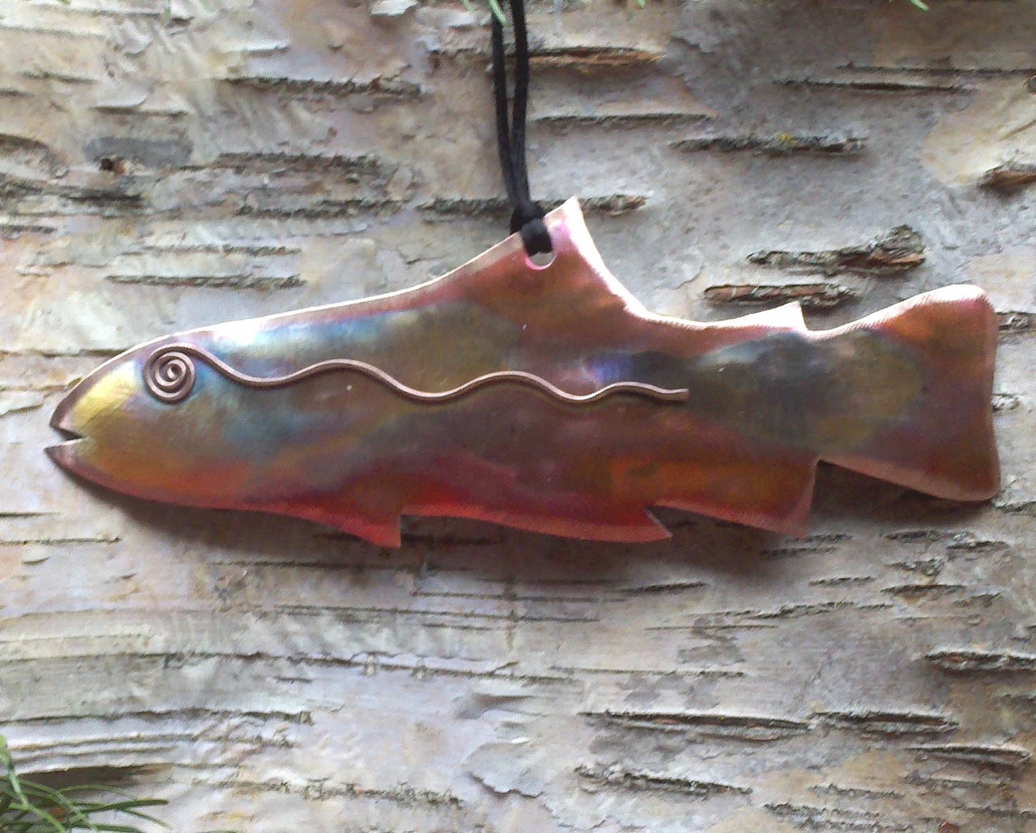 Copper Fish Ornament