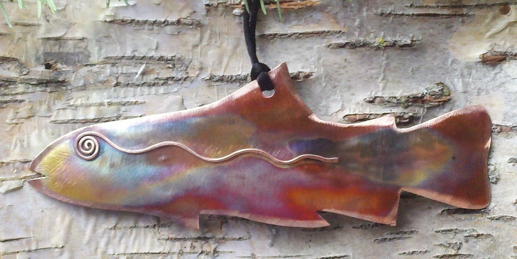 Copper Fish Ornament