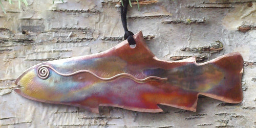 Copper Fish Ornament