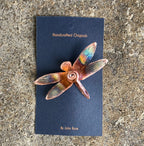 Handcrafted Copper Dragonfly Pin