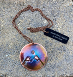 Mountain Scene Necklace, Hiking, Montana, Adventure, Explore