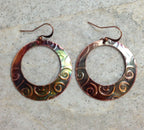 Handcrafted Copper Earrings