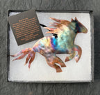 Handcrafted Copper Fire Horse Ornament, Year of the Horse, symbolic, 2026, Chinese New Year, Collectible
