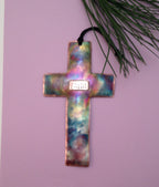 Handcrafted Copper Cross with FAITH inscription Ornament